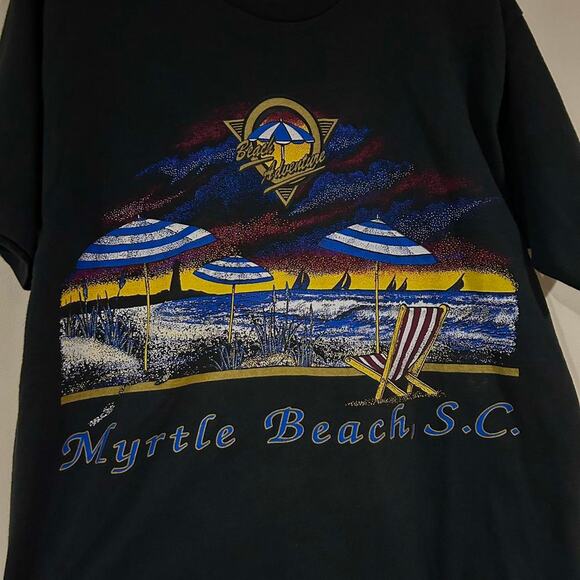 Vintage Myrtle Beach South Carolina Wraparound Tee Shirt - Picture 3 of 6